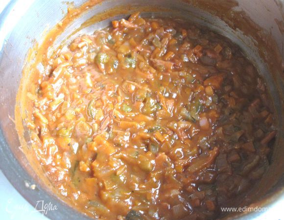 Так выглядит готовый соус.