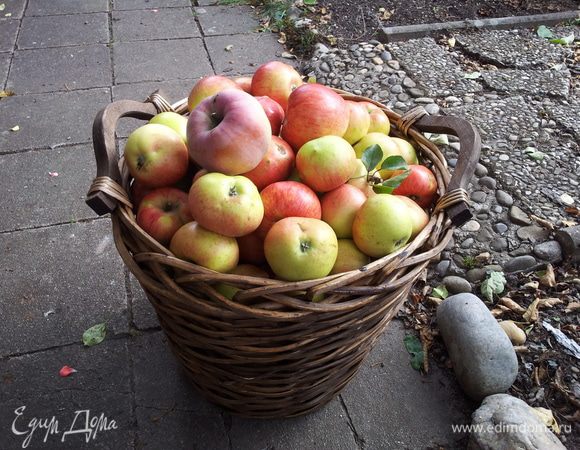 Вот и закончился яблочный запас. Хватило на всю долгую зиму. Скоро начнут набухать почки на яблонях. Весна мое любимое время года. 
Для миндального бисквита понадобится разъемная форма 20 см в диаметре, смазанная маслом и посыпанная мукой, заранее растопленное сливочное масло и яйца комнатной температуры. А так же разогретая до 180°С духовка. Еще хочу кое-что пояснить. В торте используются яблоки:  450 грамм в яблочном слое и 200 грамм в яблочном пюре для крема. Я покажу как делала я, а именно очистила 650 грамм яблок (это 4 крупных яблока) и в начале готовила вместе, затем отобрала 200 грамм для пюре. Если у вас есть готовое яблочное пюре, используйте его. Тогда вам нужно будет приготовить только яблочный слой. 
И еще: в торте минимальное количество сахара, если вы любите послаще, добавьте сахар в яблочный крем. 
