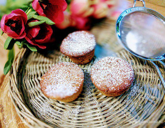 При подаче можно посыпать маффины сахарной пудрой. 