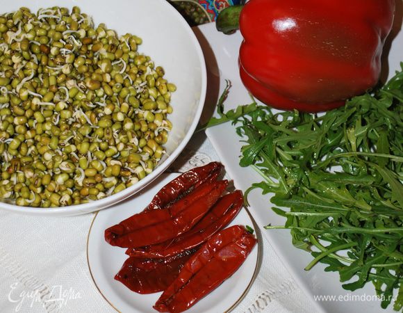 Начинаем готовить салат.