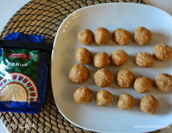 Вот такие шарики получились.