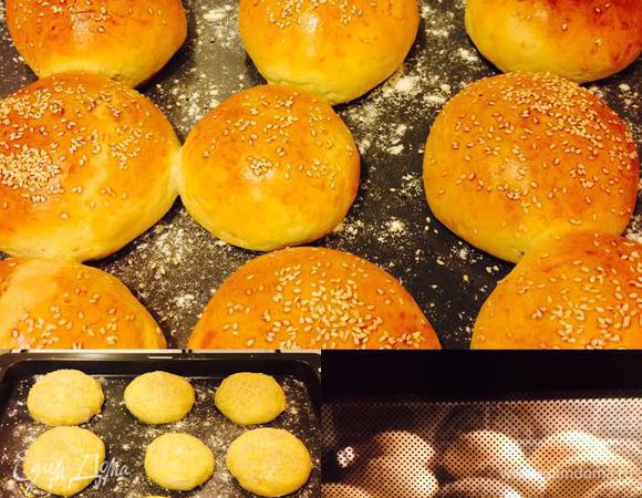 Булочки я пеку только по этому рецепту! Они всегда получаются мягкими и нежными. https://www.edimdoma.ru/retsepty/87512-bulochki-burger-buns