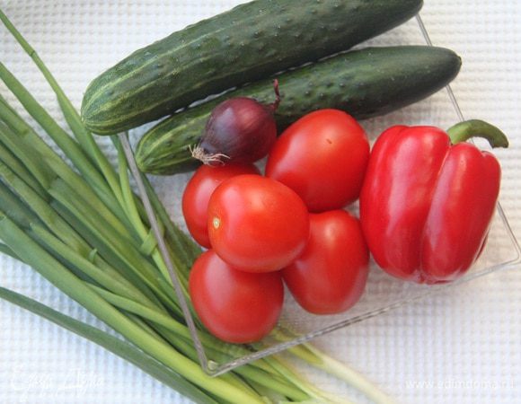 Овощи помыть.