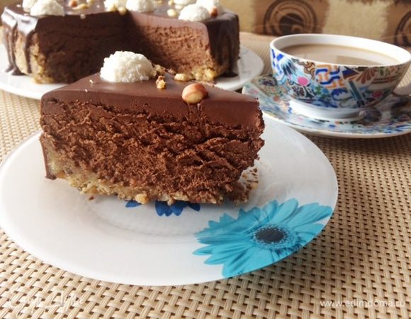 Чизкейк для домашнего чаепития готов. Приятного аппетита!