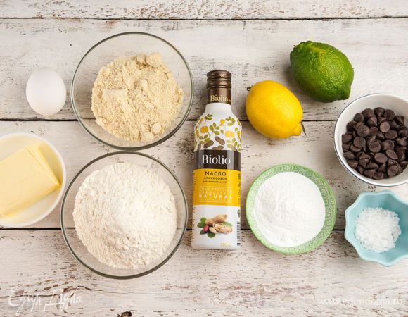 Для приготовления печенья нам понадобятся следующие ингредиенты.