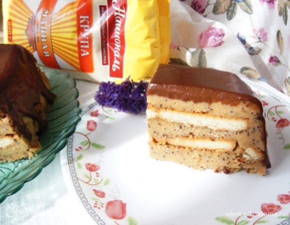 Кусочек этого десерта, который дети мои назвали не иначе как торт!