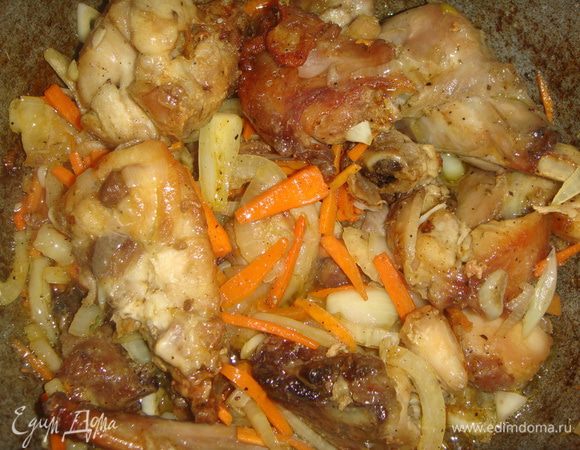 Овощи немного зажарились.