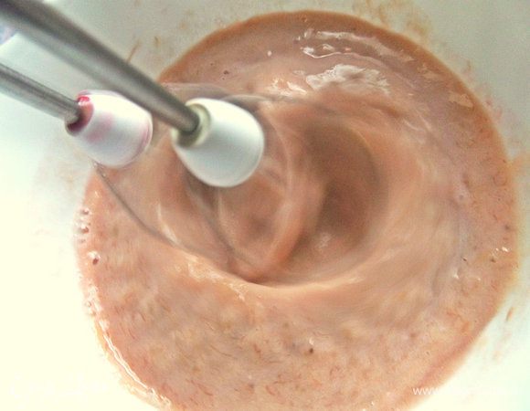 Достать через час и снова взбить.