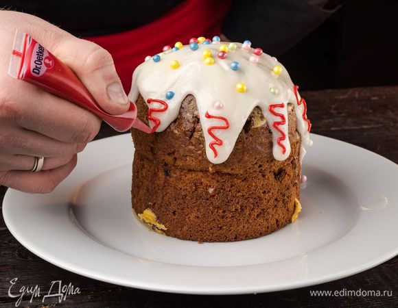 Нарисуйте сахарными карандашами Dr. Oetker любого цвета рисунки по своему желанию.