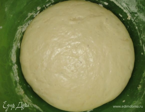 Тесто увеличится в объеме в 2 раза.