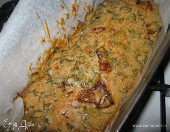 Вот такой он только-только из духовки!