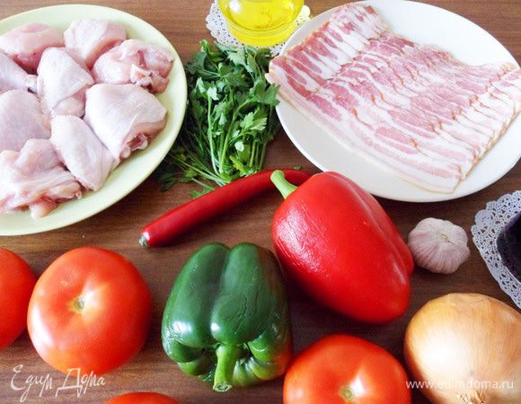 Все эти прекрасные продукты понадобятся мне для приготовления блюда.