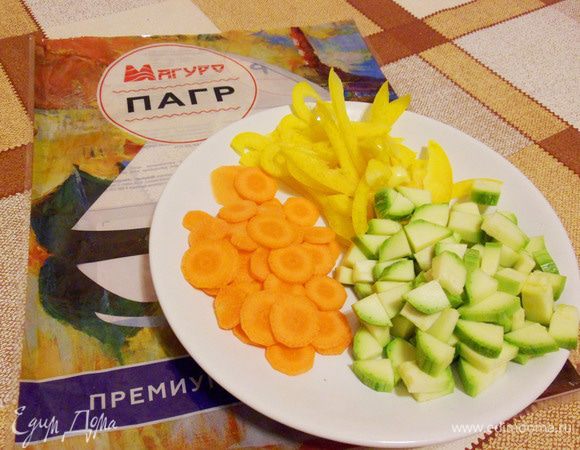 Овощи для гарнира подготовлены.