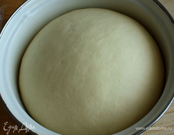  Дайте тесту подняться в тепле в течение 1 часа.