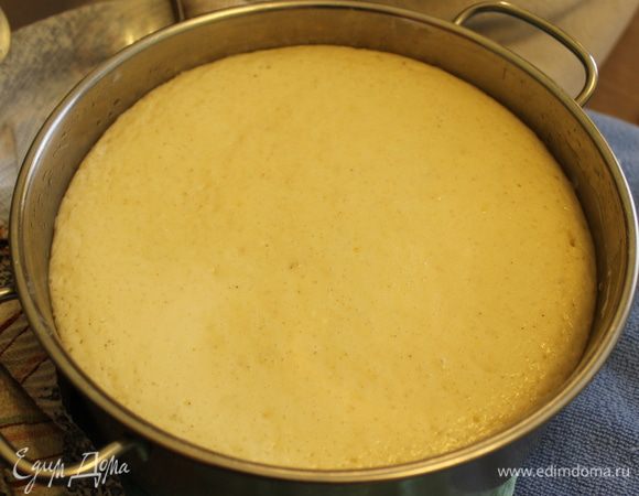 Поднявшуюся опару осадите и так необходимо сделать еще дважды. 