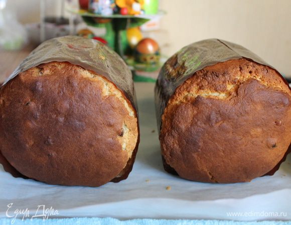 Остудите немного кулич, не спешите их доставать, тесто очень нежное, может разломится.