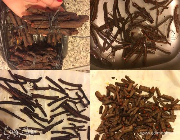 Корни Эндро можно купить в зеленой аптеке. В Москве точно знаю, что продавались около Грузинской церкви перед праздником. Способ: корни замочить в теплой воде на 5-10 минут. Затем хорошо промыть, выложить на салфетку и мелко нарезать.