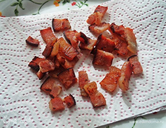 Переложить на салфетку.