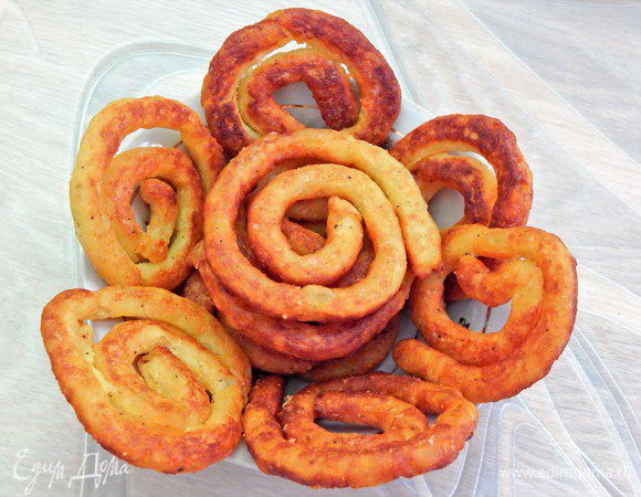 Вот такие спиральки получились.