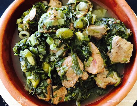 Дать настояться и подавть.