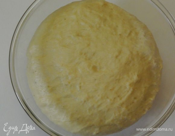 Вымешивать 30 минут. Оставить на 1,5-2 часа для подъема.