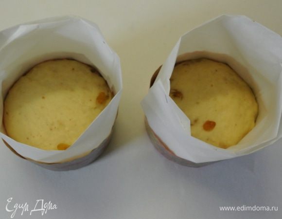 Оставить на расстойку на 30 минут.