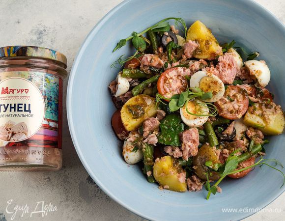 Яркий и вкусный салат готов! 