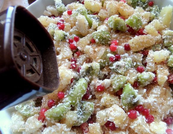 Я еще посыпала ароматными приправами: кардамон, гвоздика, ваниль, корица.