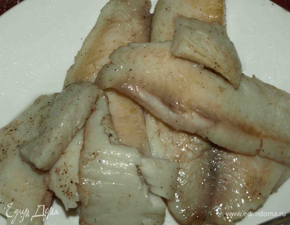 Вторую часть слегка обжарить.