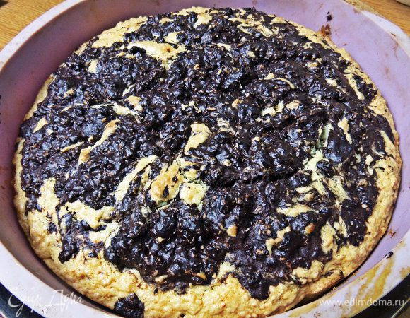 Мой пирог был готов чрез полчаса.