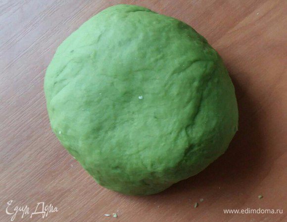 Замесим тесто.