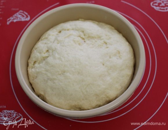 Тесто очень хорошо поднимается.