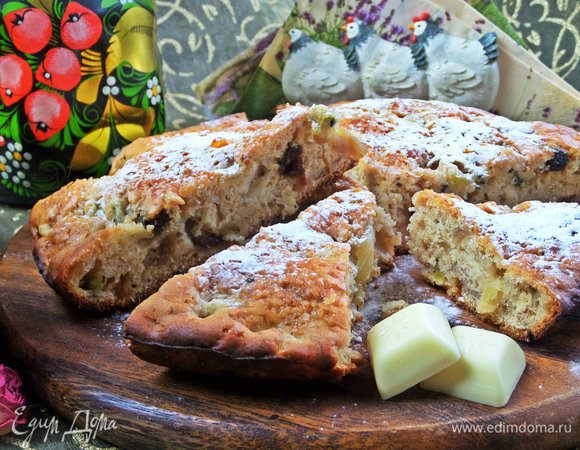 Когда настоится, пирог станет еще вкуснее.