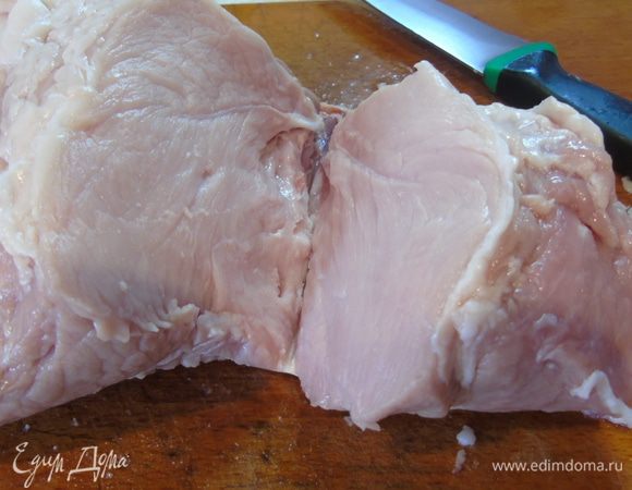 Вот такой красивый кусочек мяса.