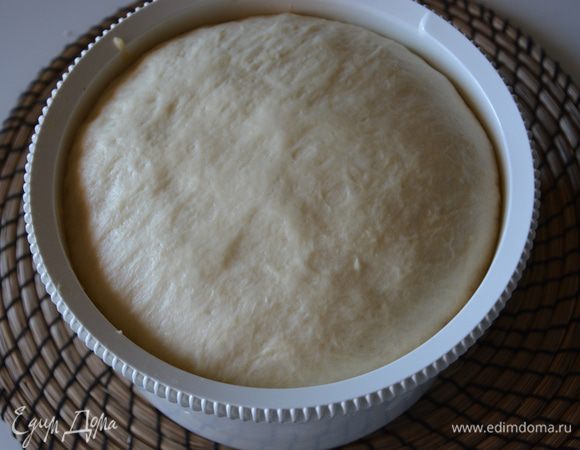 Подошедшее тесто.