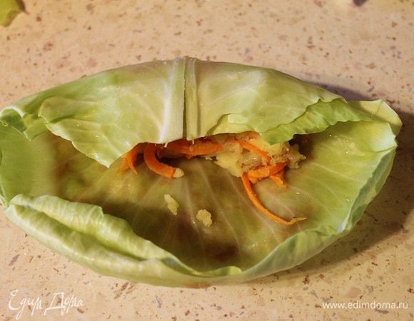 Свернуть рулетом.