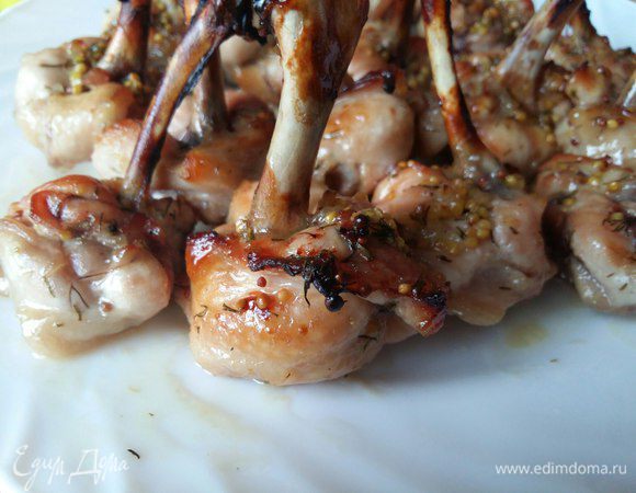 Вот такие получились интересные крылышки. 