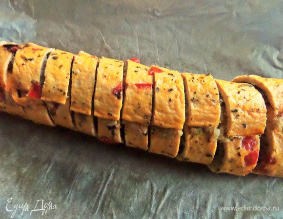 Нарезать на шайбочки.