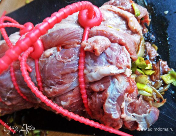 По возможности на края натянуть мясо.