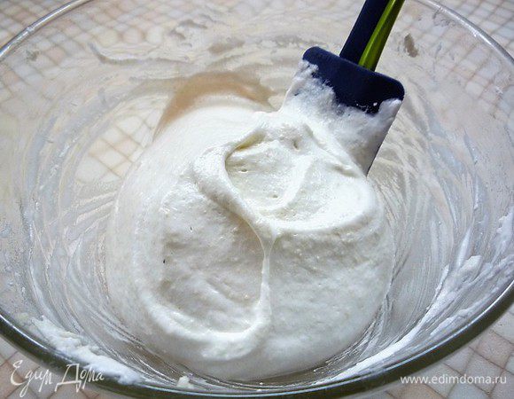 Вот такая однородная и белоснежная получается масса.