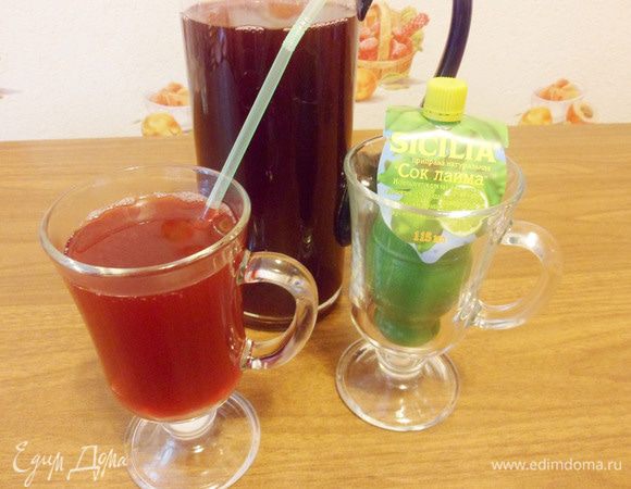 И долить газированной воды! Домашний лаймонад (!) готов.