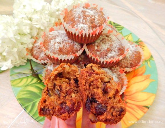 А это маффин в разломе. Приятного аппетита!