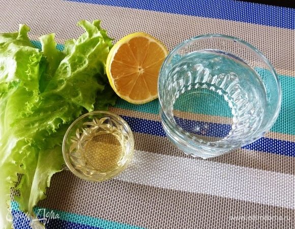 Подготовим продукты для напитка.