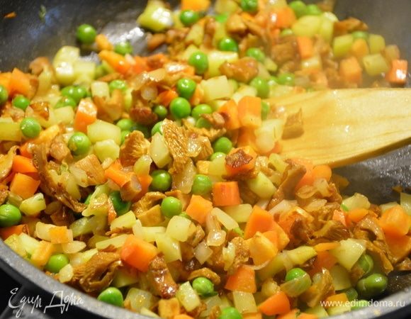 Начинка готова.