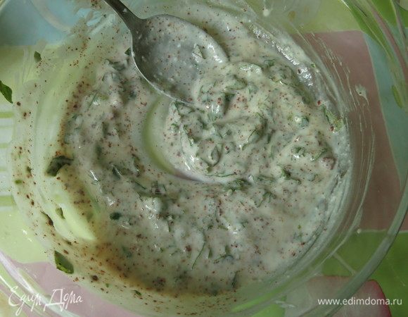 Перемешиваем смесь.