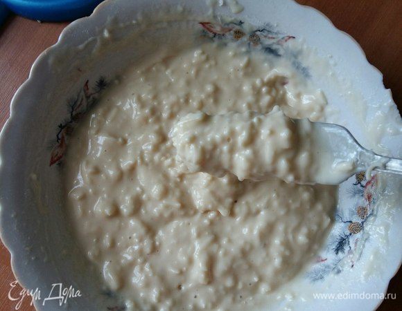 Кляр должен получиться густым.