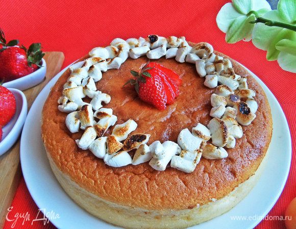 Зефир слегка плавится. 