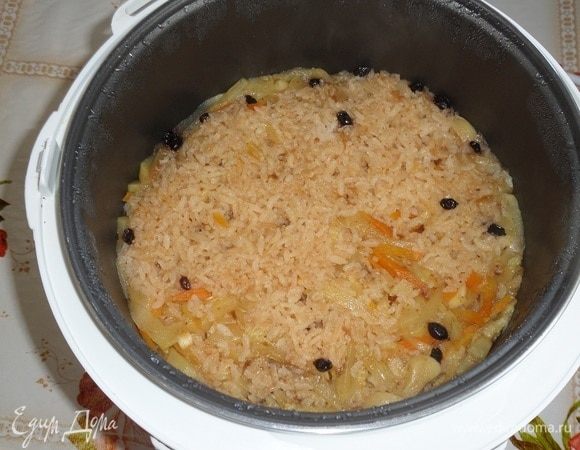 В моей мультиварке блюдо приготовилось за 45 минут.