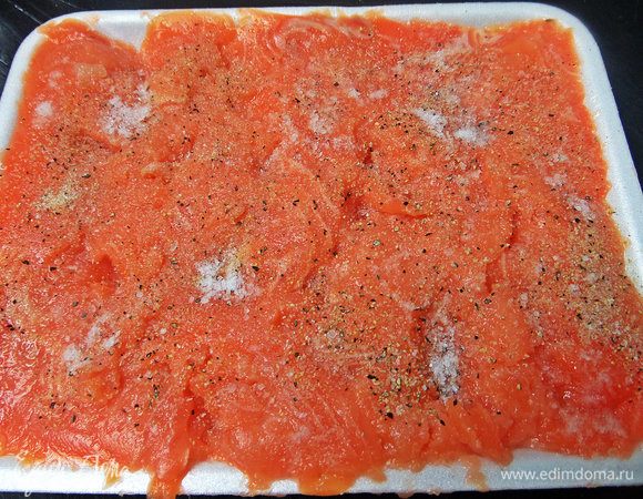 Солим, перчим.