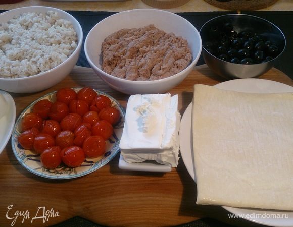 Исходные продукты.